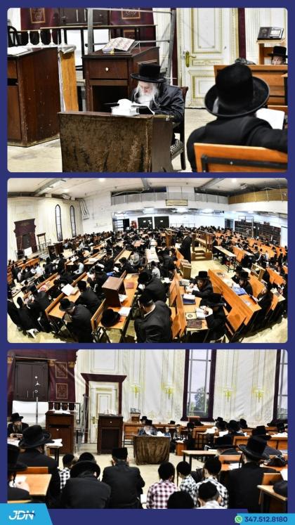 תשעה באב ביי האדמו"ר ממחנובקה בעלזא.
