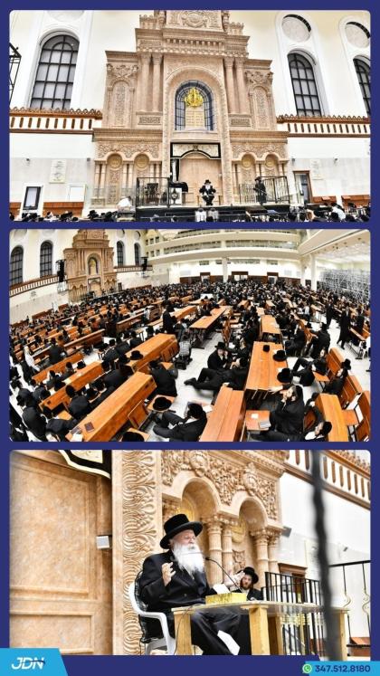 המשפיע הגה"צ רבי אהרן טויסיג ביים דרשה ליל תשעה בא