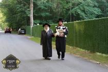 כ''ק רבינו הגה''ק שליט"א ביי תפילת מנחה היינט תשעה