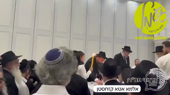 קאזאכסטאן - הונדערטער ליובאוויטשער חסידים ביי הבדל