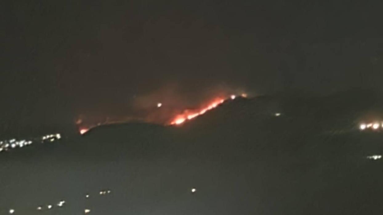 א פייער האט אויסגעבראכן אין דרום לבנון נאכפאלגנדיג