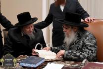 כ''ק אדמו"ר מסקאליע 18 שליט"א בביקור בקו''פ אצל כ'