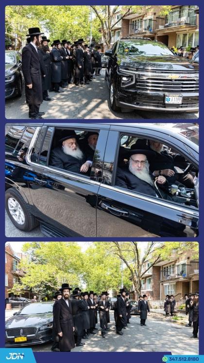 האדמו"ר מצאנז קלויזענבורג ביים פארלאזן ביתו נאוה ק