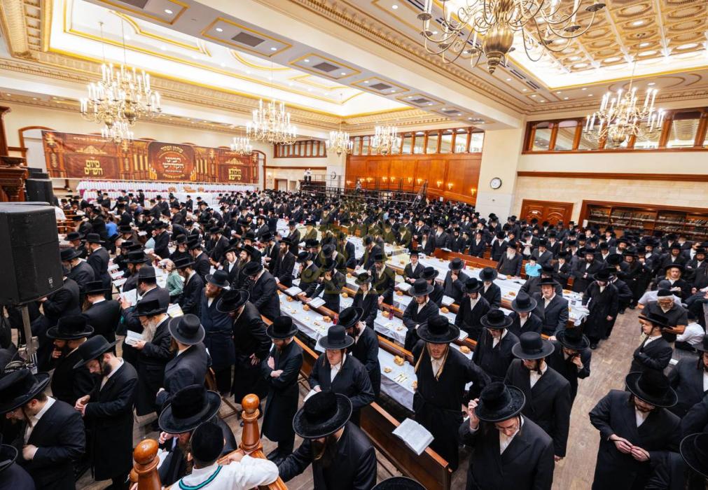 תפילת מעריב איידערן סעודת הילולא