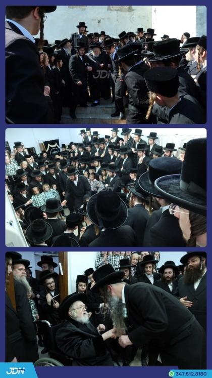 מעמד צאתכם לשלום פאר האדמו"ר מקרעטשניף, איידערן אר