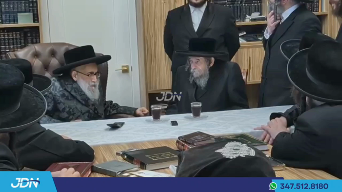 גאב״ד יאוואזשנא באזוכט ביי גאב״ד וואודריזש.