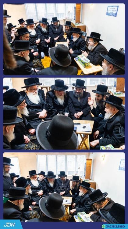האדמו"ר מוויזניץ וויליאמסבורג ביי ניחום אבלים ע"פ 