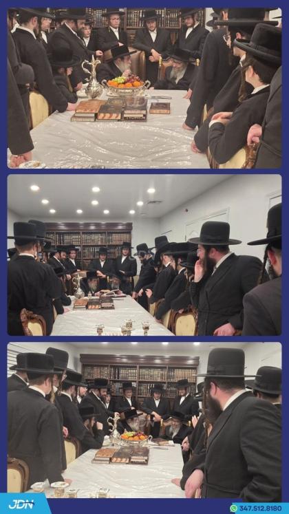 דומ״ץ קרית יואל באזוכט ביי האדמו״ר מתולדות צבי ספי