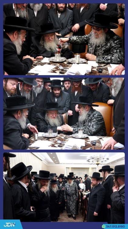 האדמו"ר מצאנז זמיגראד וועלכע האלט זיך אין שכונת דב
