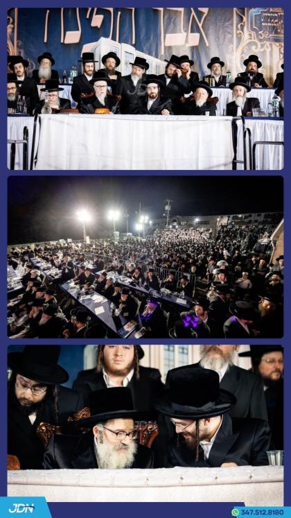מעמד הנחת אבן הפינה פאר בנין תלמוד תורה בעלזא אין 