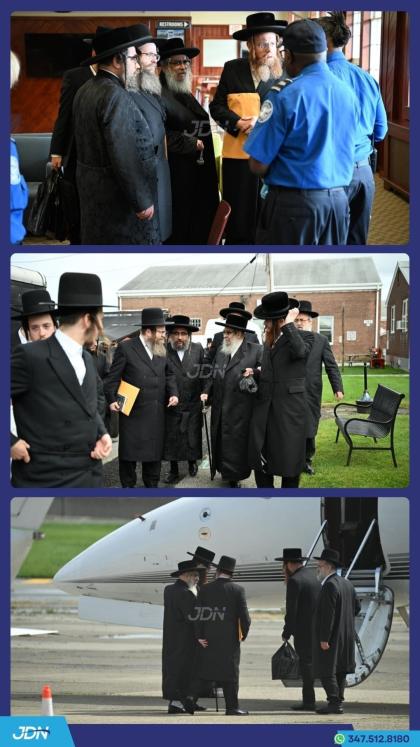 האדמו"ר מסאטמאר ביים אנקומען צום סטוארד לופטפעלד א