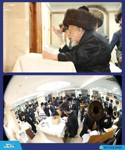 א' סליחות אין חצר הקודש קאפיטשניץ.