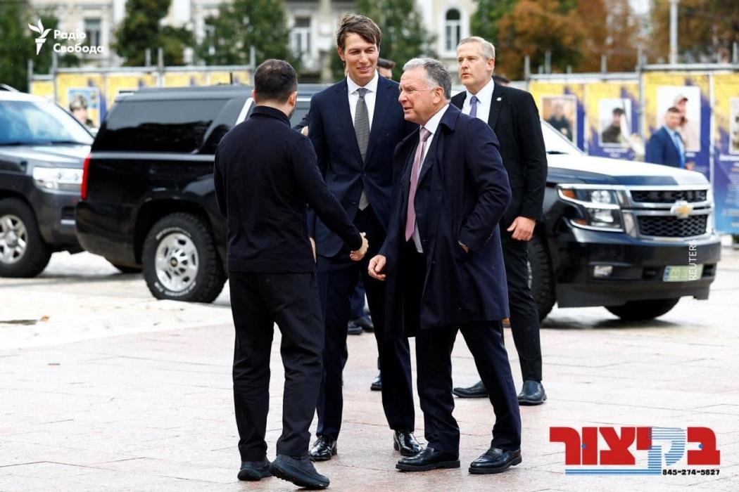 דער אוקראינישער פרעזידענט זאלענסקי האט אויפגענומען