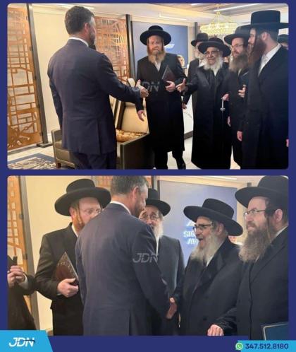 האדמו"ר מסאטמאר אנקומענדיג קיין וואשינגטאן, וואו ד