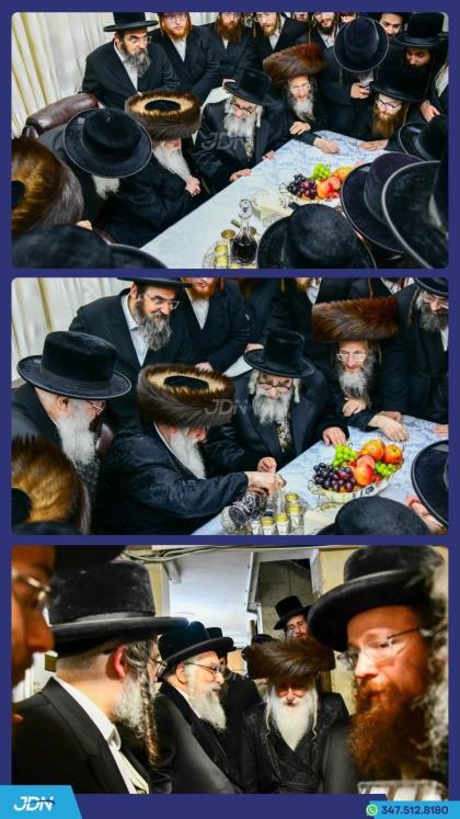 האדמו"ר מוויזניץ מאנסי באזוכט ביי האדמו"ר ממאחנובק