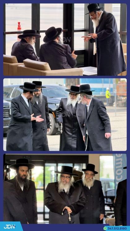 האדמו"ר מסאטמאר ביים אנקומען צום טיטערבארא לופטפעל