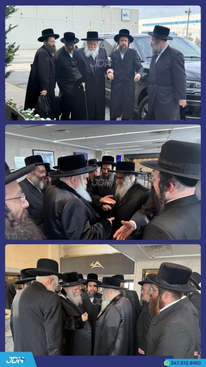 האדמו"ר מבאבוב ביים אנקומען צום טיטערבארא לופטפעלד