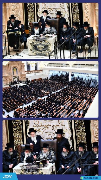 האדמו"ר מוויזניץ מאנסי ביים דרשת הכנה צו די ימים ה
