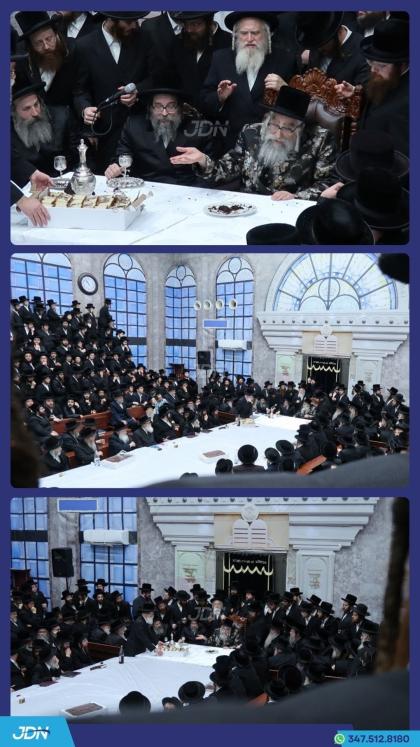 מעמד קבלת פנים פאר האדמו"ר מוויזניץ מאנסי, אין ביה