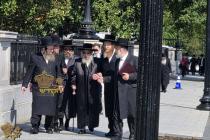 🌴בצל הקודש🌴 
רבינו שליט''א ביים פארלאזן די ווייסע 