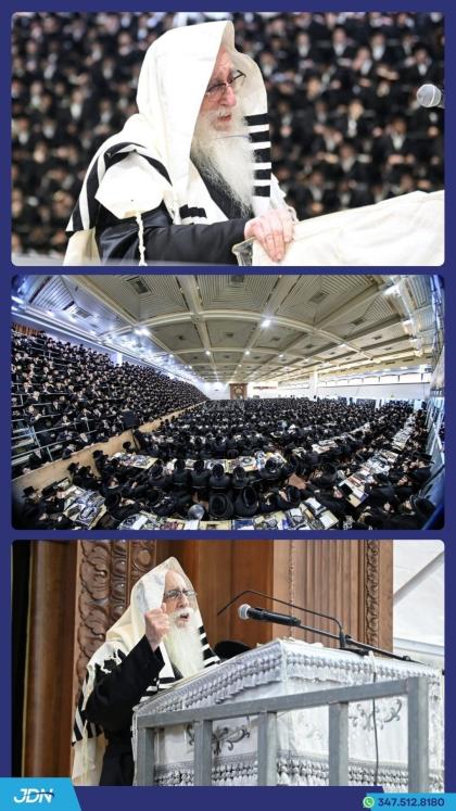 א' סליחות אין חצר הקודש צאנז.