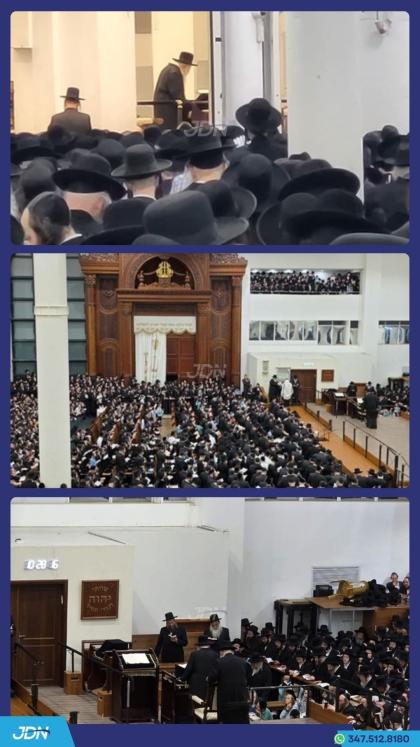 האדמו"ר מגור ביי סליחות ערב ראש השנה.