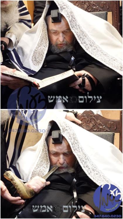 ירושלים - מיט דערלייכטערונג האבן טויזנטער חסידי בע