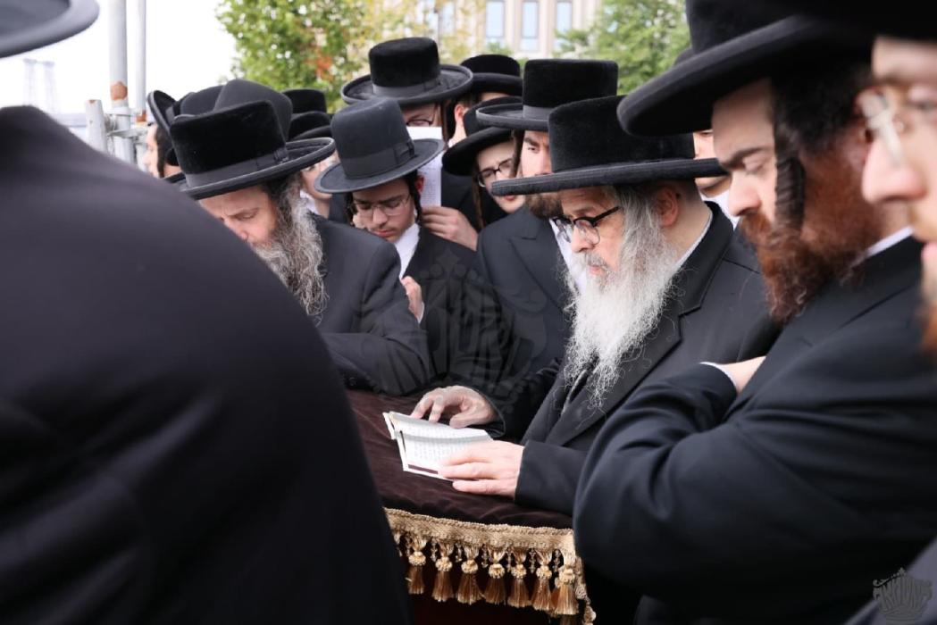 אמירת תשליך פון כ"ק מרן אדמו"ר שליט"א נעכטן נאך קר