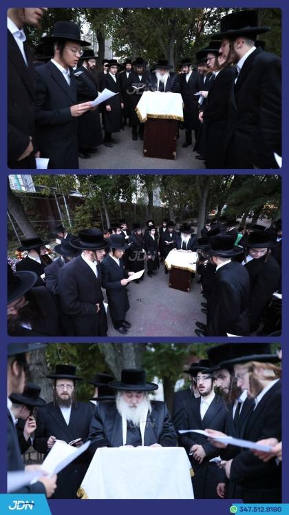 האדמו"ר מקראלי ביי תשליך.