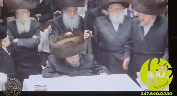 ירושלים - המבדיל טיש ביי האדמו"ר מבעלזא נאך א דערה
