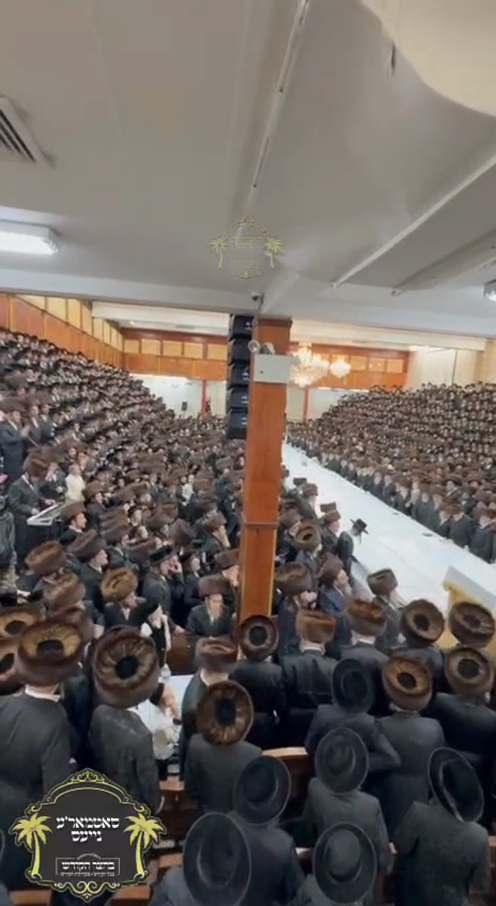 געהויבענע מאמענטן ביים שלחן הטהור מוצאי יום הקדוש 