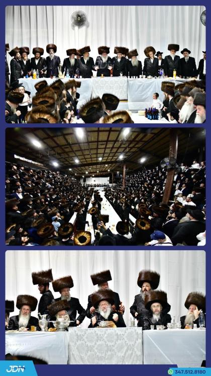 האדמו"ר מנדבורנה ביים שמחת בית השואבה.