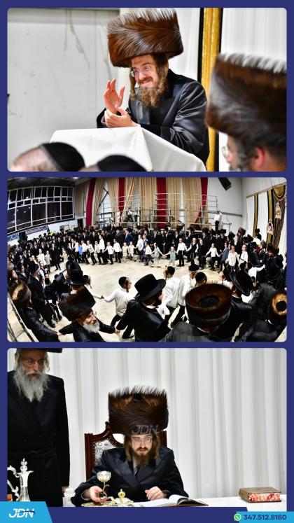 האדמו״ר מסאדיגורה ביים שמחת בית השואבה.