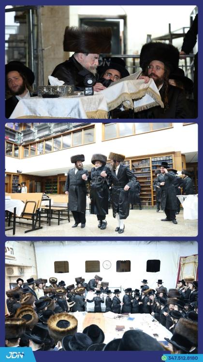 האדמו"ר מראחמיסטריווקא ביי קידוש לבנה בליל חול המו