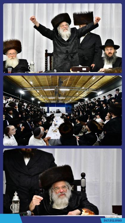 האדמו"ר מחוג חתם סופר ביים שמחת בית השואבה.