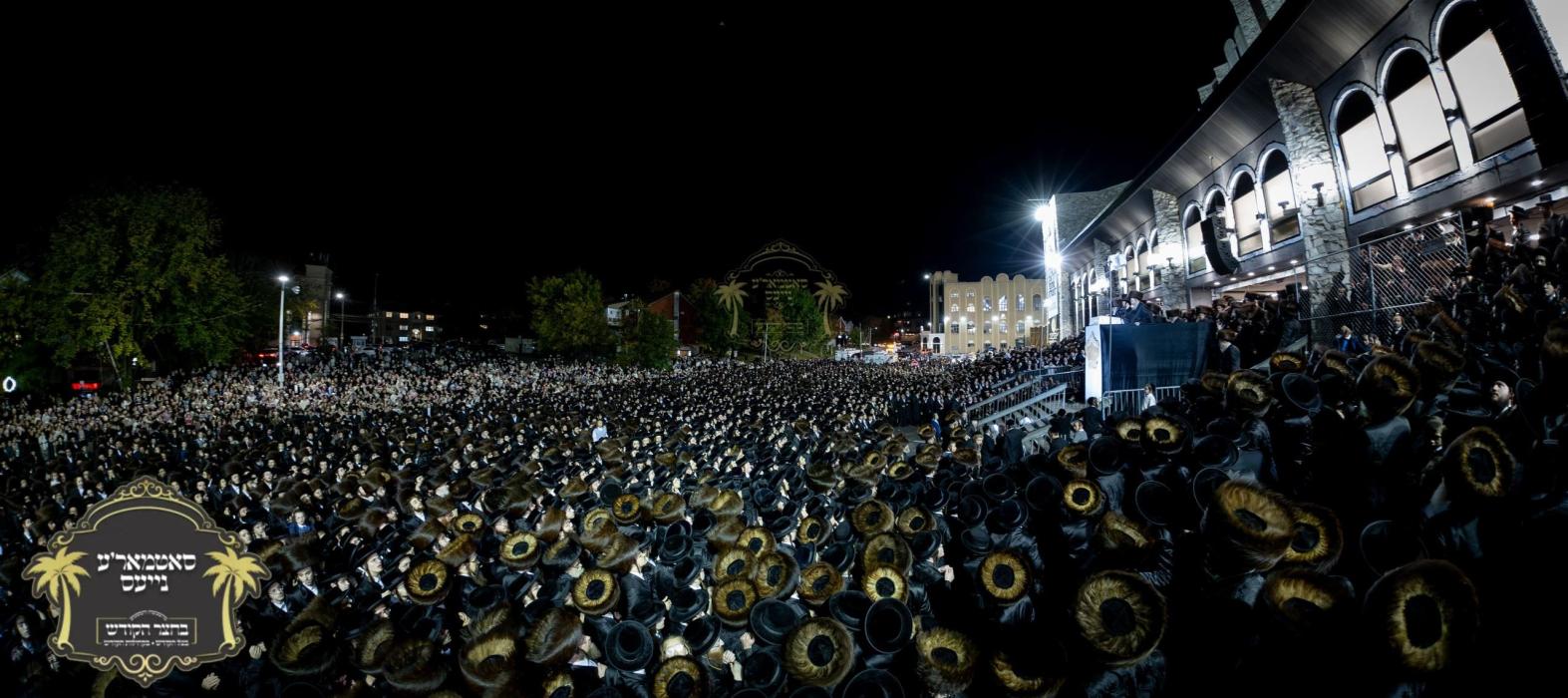 כ''ק רבינו הגה''ק שליט''א ביי מעריב והבדלה און דער