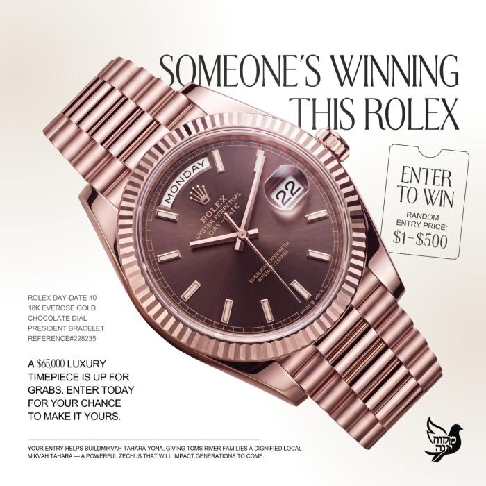 *👑 WIN $65,000 ROLEX PRESIDENTIAL 👑*
*DAY-DATE - 1