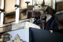 כ''ק רבינו הגה''ק שליט''א ביי מעריב והבדלה און דער
