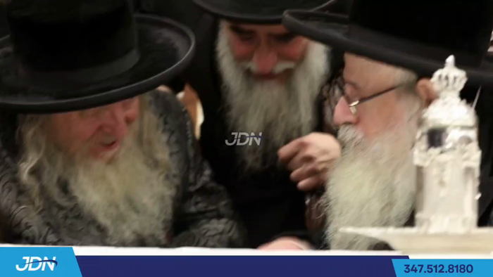 עצרת הספד והתעוררות אין ביהמ"ד הגדול צאנז קלויזענב