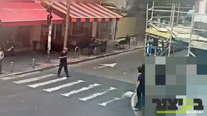 א 3-שאקעדיגע געביידע אין צענטראל תל אביב וועלכע אי