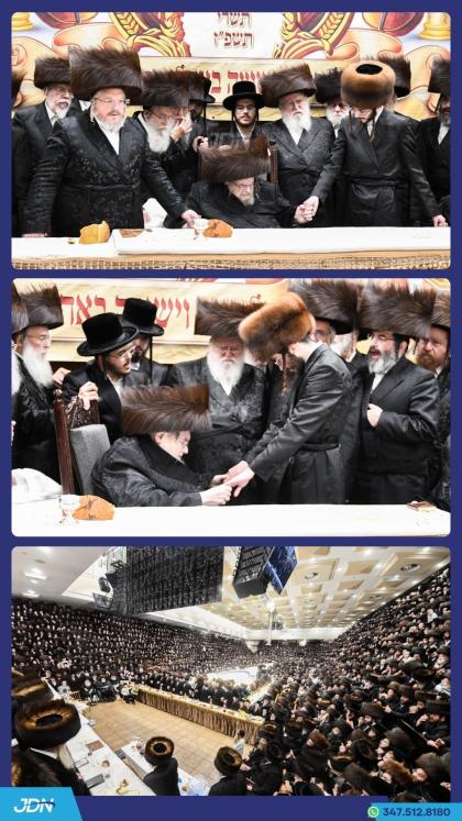 שמחת התנאים פון אן אייניקל פון האדמו"ר מבעלזא.