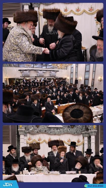 שמחת הבר מצוה פון אן אייניקל פון האדמו"רים מספינקא