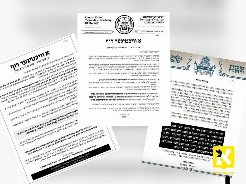 מוסדות התורה, בעלזא, סאטמאר און וויזניץ מאנסי שיקן