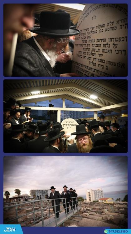 האדמו"ר מסטוטשין ביים עלי' לציון זקינו הרה"ק רבי י