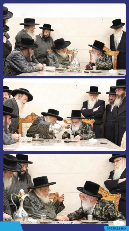 האדמו"ר מוויזניץ באזוכט ביי האדמו"ר מתולדות אהרן.