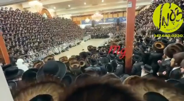 וויליאמסבורג - האדמו"ר מסאטמאר ביים טאנצן מצווה טא