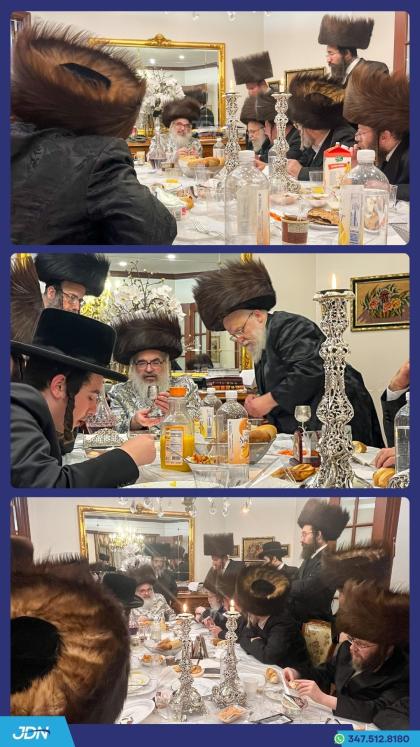 האדמו"ר מוויזניץ פון מאנטריאל ביי מלוה מלכה אין שט