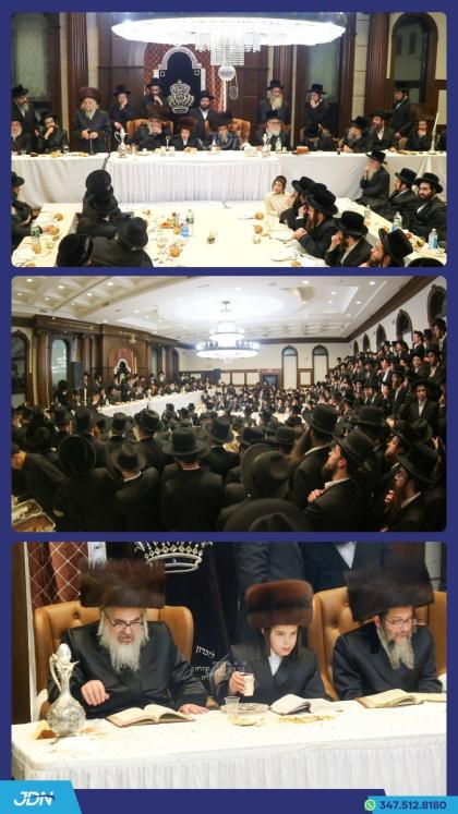 שמחת הבר מצוה פון אן אייניקל פון האדמו"רים מסקולען