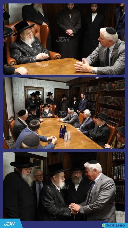 רעפאבליקאנער גאווערנער קאנדידאט ברוס בלעקמען באזוכ