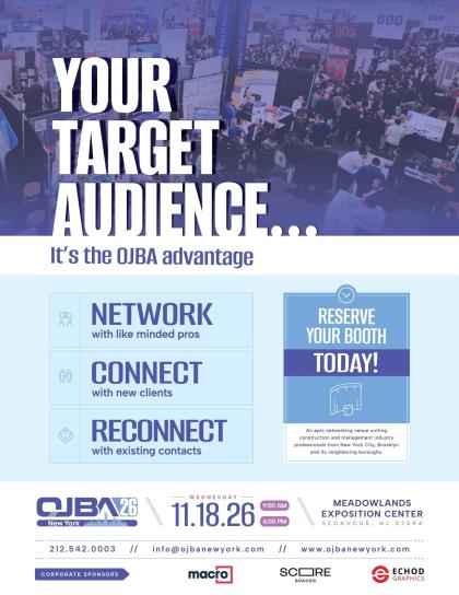 Your Target Audience...

It's the OJBA advantage. 